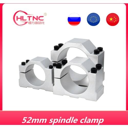 52mm diameter cast aluminium bracket for CNC engraving 400w 300w spindle clamps