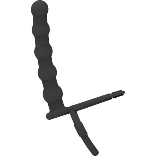 Anal Plug Prostate Massager Sex Products Vaginal Stimulator With Strong Sucker Silicone Bead Dildo Sex Toys for Man and Woman EK