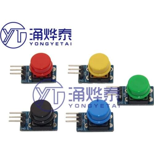 White red yellow green blue Large button module Button module Touch with cap Button module High output