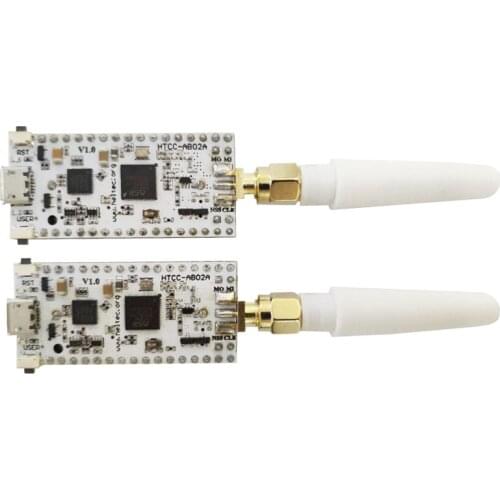 2 pieces CubeCell Lora Node ASR6502 LoRa with 1 / 2AA battery case LoRaWAN node apps for arduino with antenna and connector