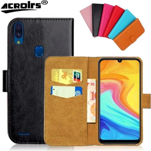 Lenovo A7 Case 6.09" 6 Colors Flip Wallet Cases For Lenovo A7 Soft Exclusive Leather Phone Cover Bag Black