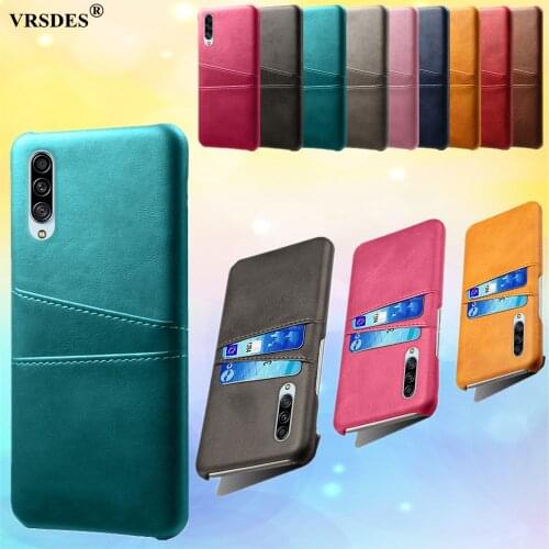 Card Slots Cover PU Leather+PC Case For Samsung Galaxy A90 5G A91 A80 A81 A70 A71 A60 A50 A51 A40 A41 A30 A20E A20 A10E A10 Capa