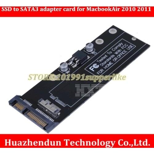 DEBROGLIE Laptop SSD TO SATA3 interface adapter card for Mac-book Air 2010 2011