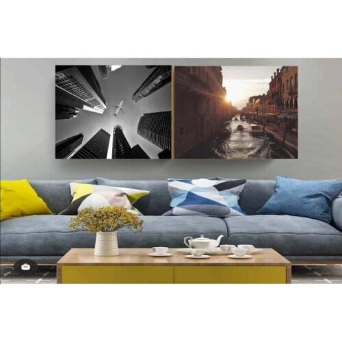 PRESTIJHOME Landscape Themed Decorative Canvas, Interesting, Curious, Hobby, Painting, Decoration, Fast Delivery