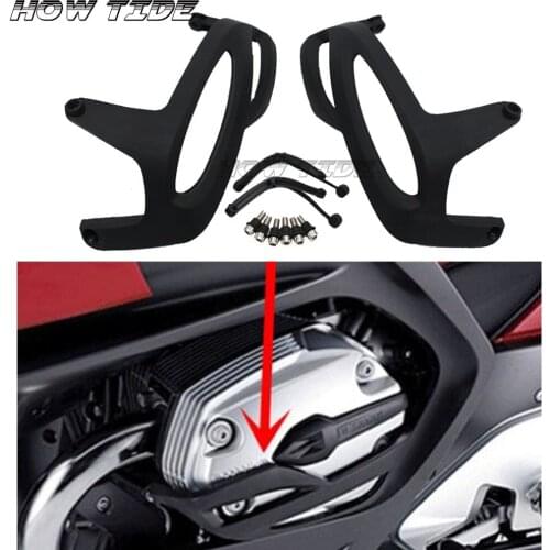 For BMW R1200RT RT1200 R1200GS GS1200 R1200R R1200S R1200STEngine Cylinder Head Protector Guard Side Frame Cover w/ Mount Kits