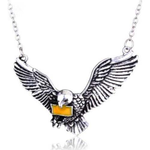 Movie Harried Hedwig owl Necklace Hawk Pendant Potter Hogwart Eagle Necklace Letter Messenger woman girl fans birthday gift toy