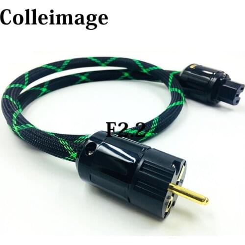 Free shipping Hifi Pure Copper Power Cable High Quality EU/US Standard Power Cord For DVD VCD Amplifer Multimedia