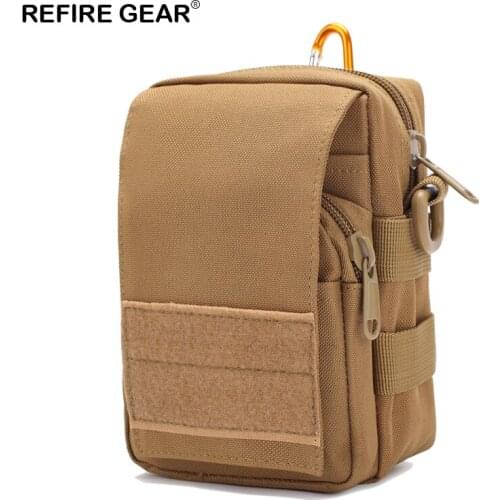 Refire Gear New Camouflage Outdoor Waist Pack Men Hiking Climbing Waist Bags Leisure Waterproof Lightweight Shoulder Bag