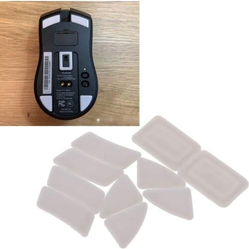 2 Sets/pack Tiger Gaming Mouse Feet Mouse Skate For Razer Viper Ultimate Mouse White Mouse Glides Curve Edge