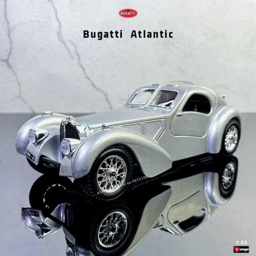 Bburago 1:24 Bugatti Atlantic Alloy Car Model Collection Gift Toy Die Cast Alloy Model gifts toys