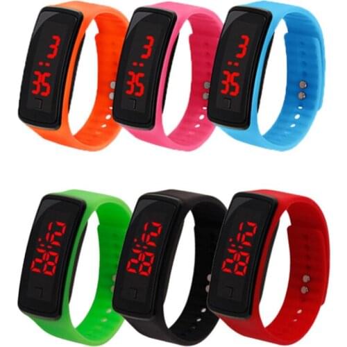 Simple women watch Hand Ring Watch Led Sports Fashion Electronic Watch Reloj deportivo para mujer men watches