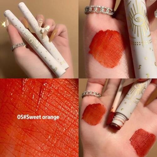 ZUK Soft Mist Lipstick Matte Velvet Lip Gloss Not Easy To Fade Air Lip Stick Waterproof Long Lasting Red Sexy Lip Makeup TSLM2