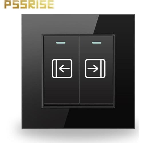 16A 2 Gang Doorbell switch Wall Switch Push-button Switch G11 Light Switch Luxury Crystal Tempered Glass Panel material