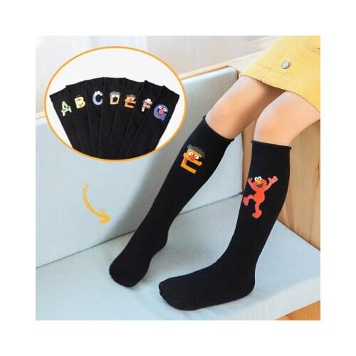 Girls Socks Childrens Skarpetki Baby Cute Winter Cartoon Cotton Calcetines Animal Print High Knee Kids Boy Meia Toddler Socks