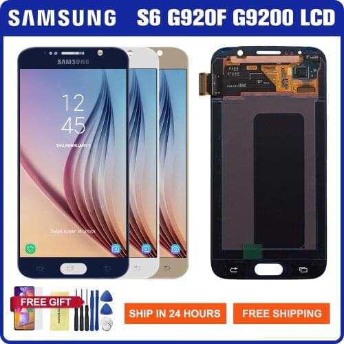 5.1'' Original LCD Display For Samsung Galaxy S6 Lcd Display Touch Screen Digitizer Assembly For Samsung S6 G920 G920F LCD