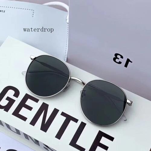 Korea Popular Hot waterdrop Style Sunglasses Women Cool Round GENTIE Brand Design women Sun Glasses Oculos De Sol