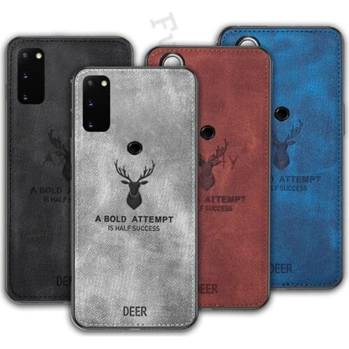 Rugged Cloth Case For OPPO A3S A5S AX7 A7 A5 A9 2020 A31 A53 A33 A73 A93 A52 A72 A91 A15 A12 Realme 6 7 Pro Cover Elk Deer Shell