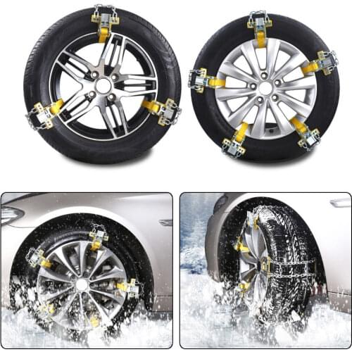 Manganese Steel Anti-skid Snow Chain Car Tire Anti-skid Chain Emergency Anti-skid Belt Snow Mud Sand Tire Snow Chains