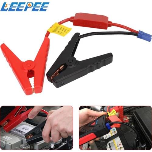 12V Starting Device For Car Trucks With EC5 Plug Connector Emergency Battery Jump Cable Clamps Jump Starter Alligator Clip