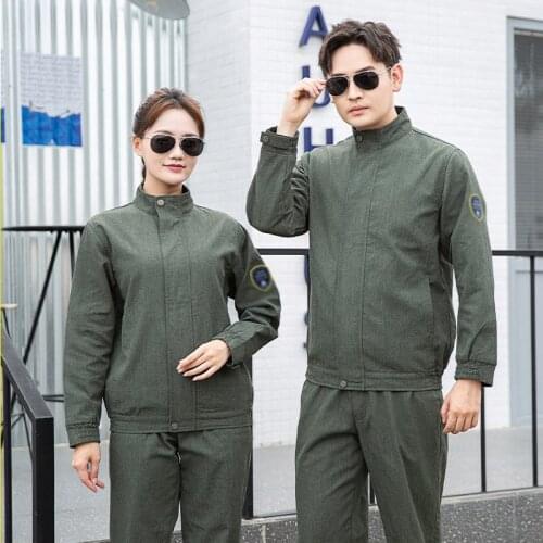 Work Clothing Men Women Fire Proof Flame Retardant Working Uniform Suit Safety Workshop Mechanic Electric Work Coveralls 4XL 5XL