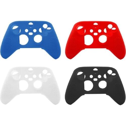 For Microsoft Xbox Series S/X Controller Protective Sleeve Xbox S/X Wireless Handle Rubber Sleeve With Anti Skid Granule