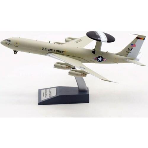 1/200 Alloy Casting Airplane Model US Air Force E-3B Watchtower Early Warning Aircraft, Pacific Air Force, Collectible Toys
