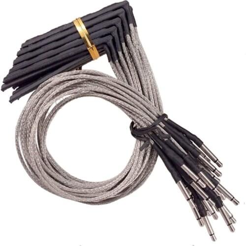 10Pcs 4 Strings Guitar Ukulele Cable Piezo Pickup Transducer Sensitivity Piezo Bridge Pickup Cable for EQ parts