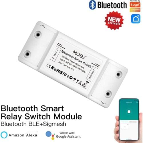 3/2/1pcs Universal Bluetooth Smart Switch DIY Relay Modules Wireless Remote Control Timer Works With Alexa Google Home