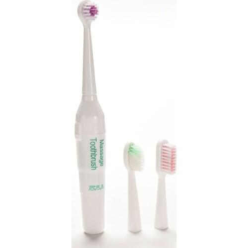 3 Brush Heads Water-proof Battery Operated Electric Toothbrush No Rechargeable Tooth Brush Oral Hygiene Health Products