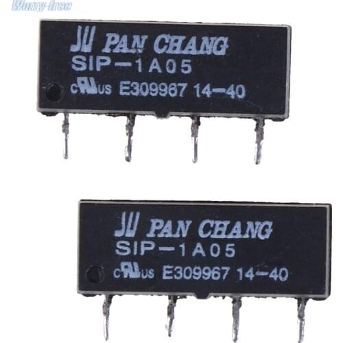 5Pcs/lot 5V Relay SIP-1A05 Reed Switch Relay For PAN CHANG Relay 4PIN Drop Ship/ 1pc D25XB80 25A 800V Cooker Rectifier Bridge