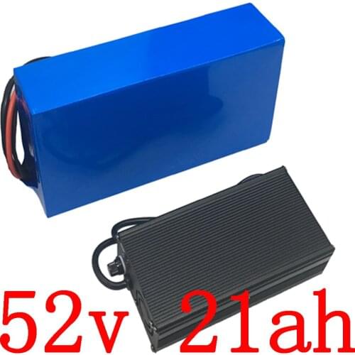 52V lithium battery cell 52v electric bicycel battery 52V 20AH electric scooter battery for 48V 1000W 1500W 2000W ebike motor