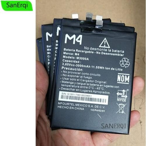 Battery For M4 M3000A cellphone bateria Batterie 3.85V M3000A Replacement sanerqi
