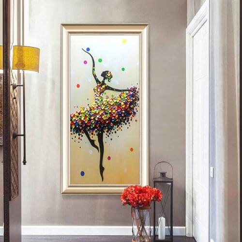 DIY AB Diamond Embroidery Character girl Diamond Painting Ballet girl Cross stitch Handicrafts Home Decoration birthday present