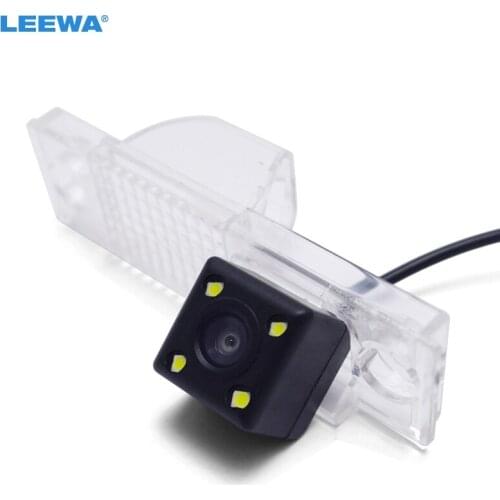 LEEWA Car HD CCD Rear View Camera For Trumpchi GS5 GS6 GA5 G6 With LED Parking Assist Backup Camera #CA3982