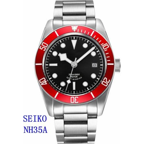 Luxury Brand 100M Waterproof Miyota/NH35 Automatic Mechanical Wristwatch Full Steel Sapphire Lume Men Watch Dress Male Clock