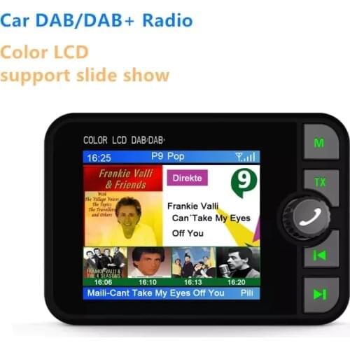 Colorful Display Screen DAB Radio Receiver In Car Stereo Sound Digital Signal Broadcast Receiver Dab+ Car Bluetooth MP3 FM Trans