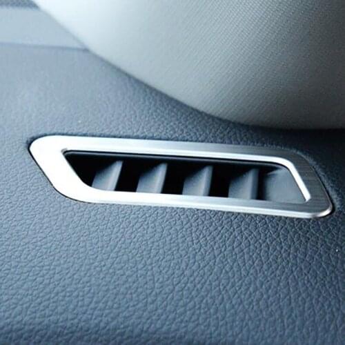 For Nissan Qashqai j11 2014 2015 2016 2017 2018 Chrome Dashboard Air Vent Trim Cover Bezel Interior Garnish Front Insert Frame