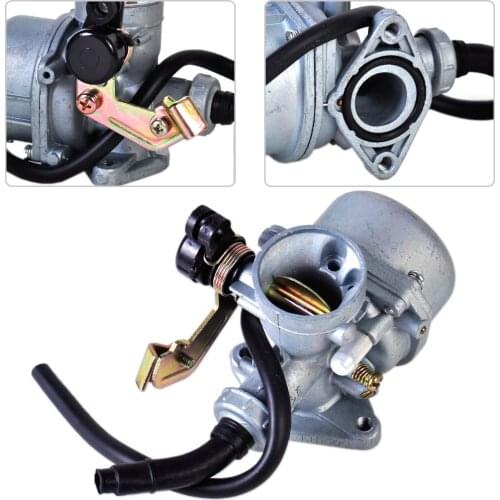 DWCX PZ19 Choke Carburetor 19mm Carb Hand Cable Fit for 50cc 90cc 110cc 125cc ATV Dirt Bike Quad Go Kart with 4 stroke engine