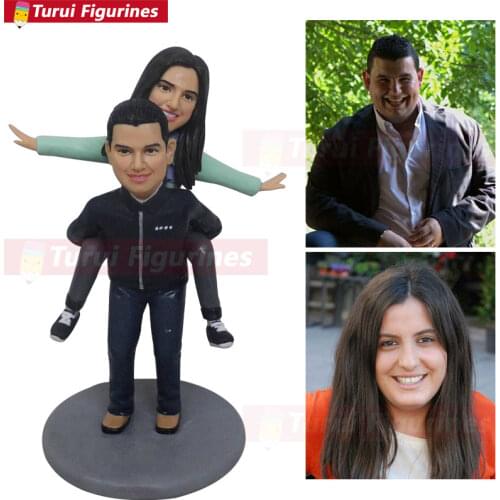 Personalized Wedding Cake Topper custom bobblehead cake topper Bobble Head grooms gift action figure statues