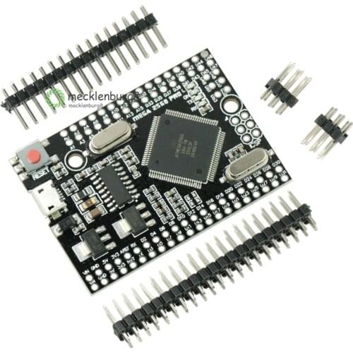 Mega 2560 PRO add CH340G / ATMEGA2560-16AU chip with male Pinheaders compatible for Arduino Mega2560 Micro USB xpansion module