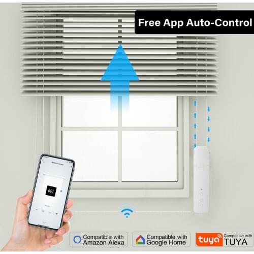 Tuya WiFi Intelligent Pull Bead Curtain Motor Remote Controller Intelligent Electric Curtain Motors Mobilephone APP Control