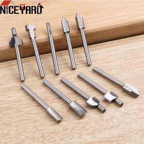 NICEYARD Electric Trimming Machine Fits Dremel Rotary Set Woodworking Cutter Polishing Milling Cutter Engraving Machine