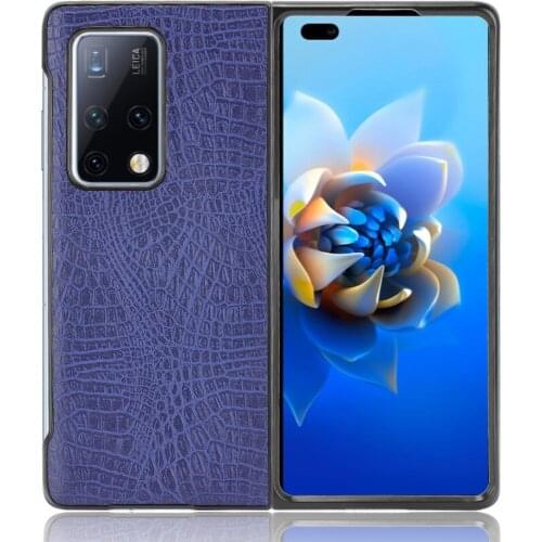 Anti-Scratch Crocodile Leather Bag Case for Huawei Mate X2 X 2 MateX2 5G Shockproof Cell Phone Cover Capa