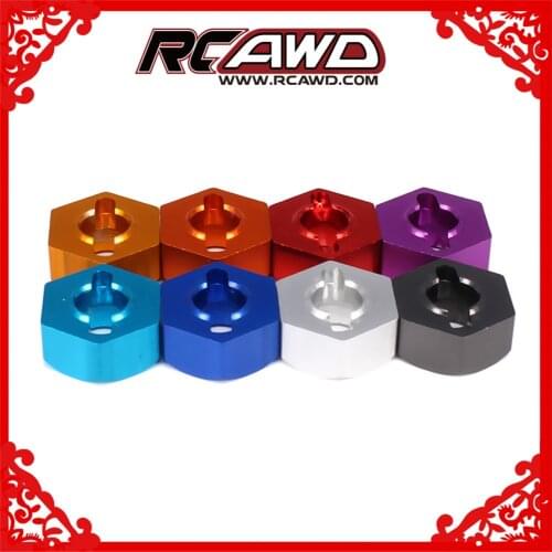 M12 12mm Alloy Aluminum Drive Wheel Hub Hex Adapter For Himoto 1/10 RC Car Buggy Truck Upgraded HSP Axial HPI Traxxas 5.5mm