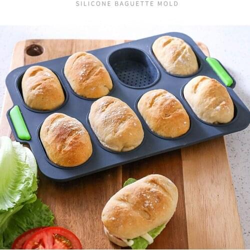 Muffin Silicone Mold For Baking Tray Cake Bread Loaf Pan Dishes Non-Stick Durable Silicone Baking Pan For Pastry