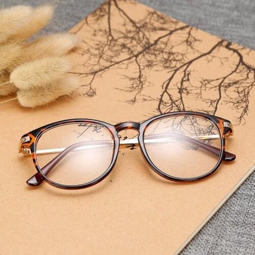 Women Men Round Glasses Frame Female Brand Designer Gafas De Sol Spectacle Plain Glasses Gafas Eyeglasses Eyewear for Women Men