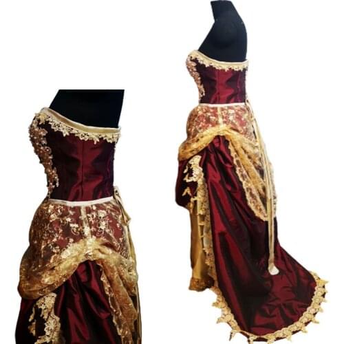 2021 New elegant Halloween Cosplay dress Colonial Georgian Renaissance Gothic Historical dress D-707