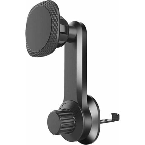 2021 new car long pole mobile phone holder round air outlet hook magnet mobile phone holder P3S5