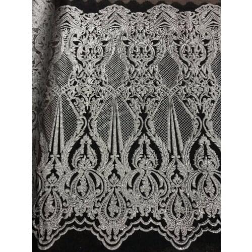African net lace with glued glitter for women dress Z-han3946 New Arrival african Tulle lace fabric