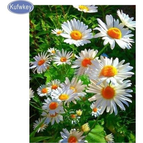 Rhinestone Mosaic diamant painting,daisy,flower Cross Stitch,mosaic diamond embroidery sale,5d diy diamond Painting Crystal,arts